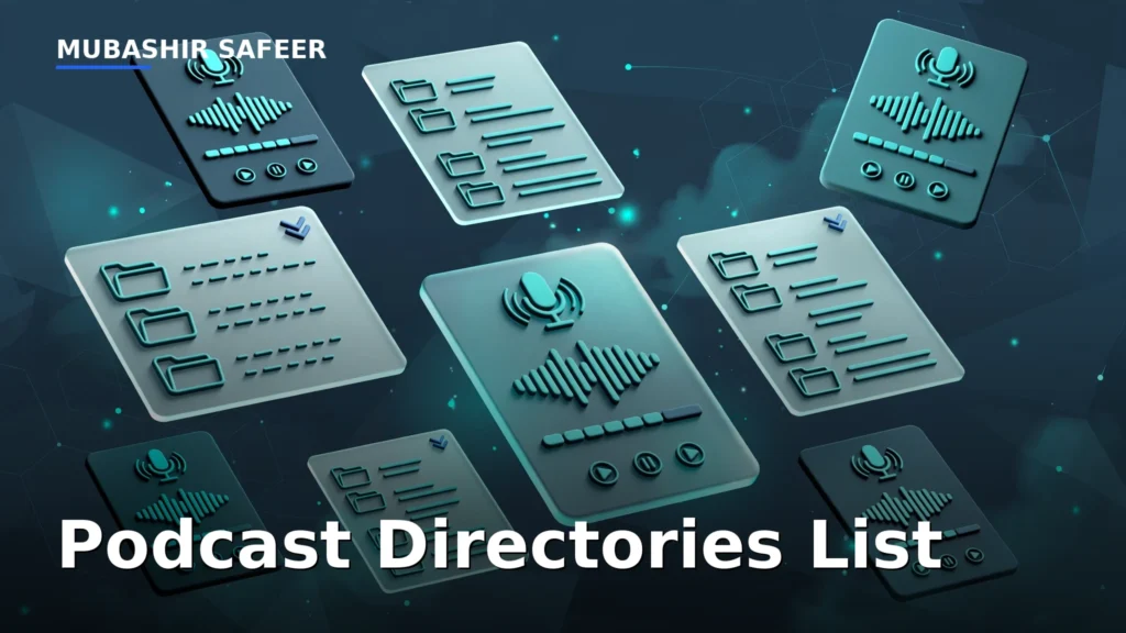 Podcast directories list: 28 platforms — Mubashir Safeer