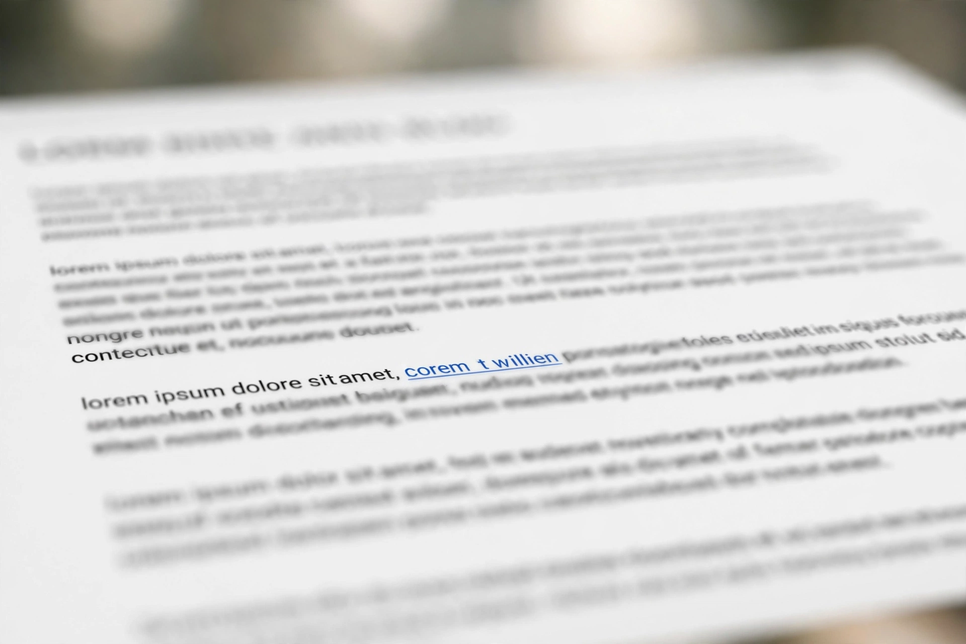 Close-up view of a blog paragraph with a blue underlined contextual hyperlink on descriptive anchor text connecting to a related article