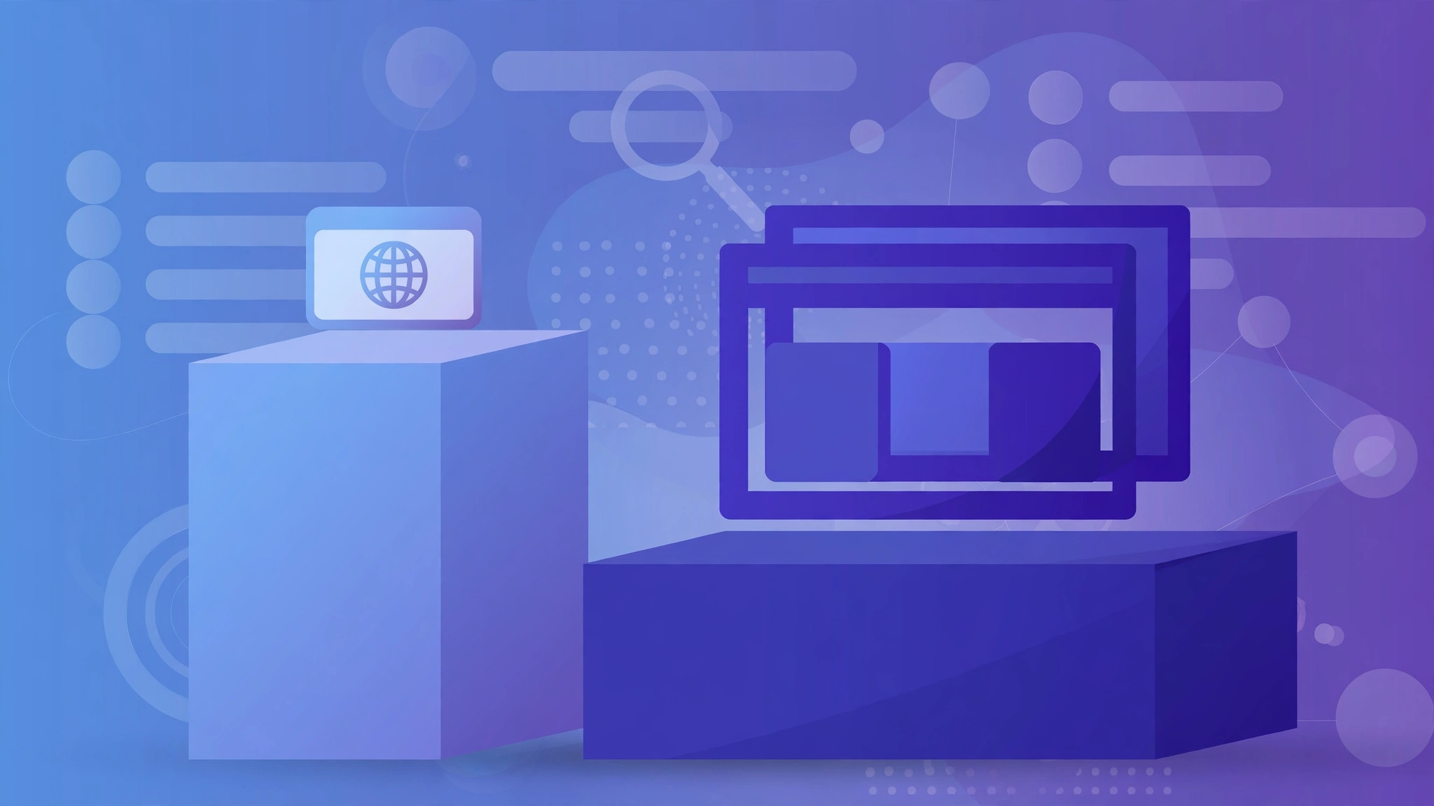 A smaller website on the number one podium and a larger high-authority website on number two