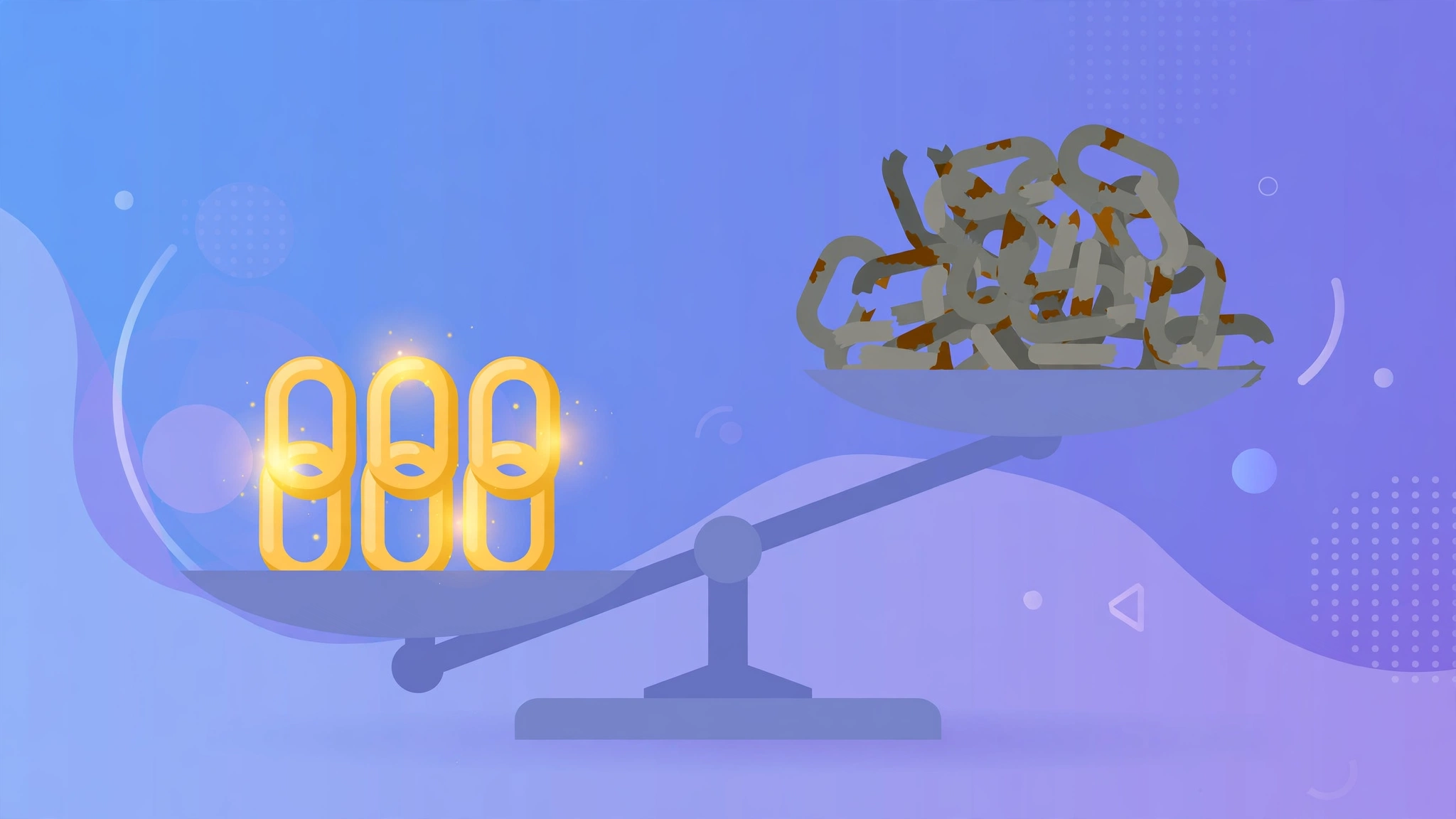 Quality versus quantity: a few high-quality backlinks outweigh many low-quality links