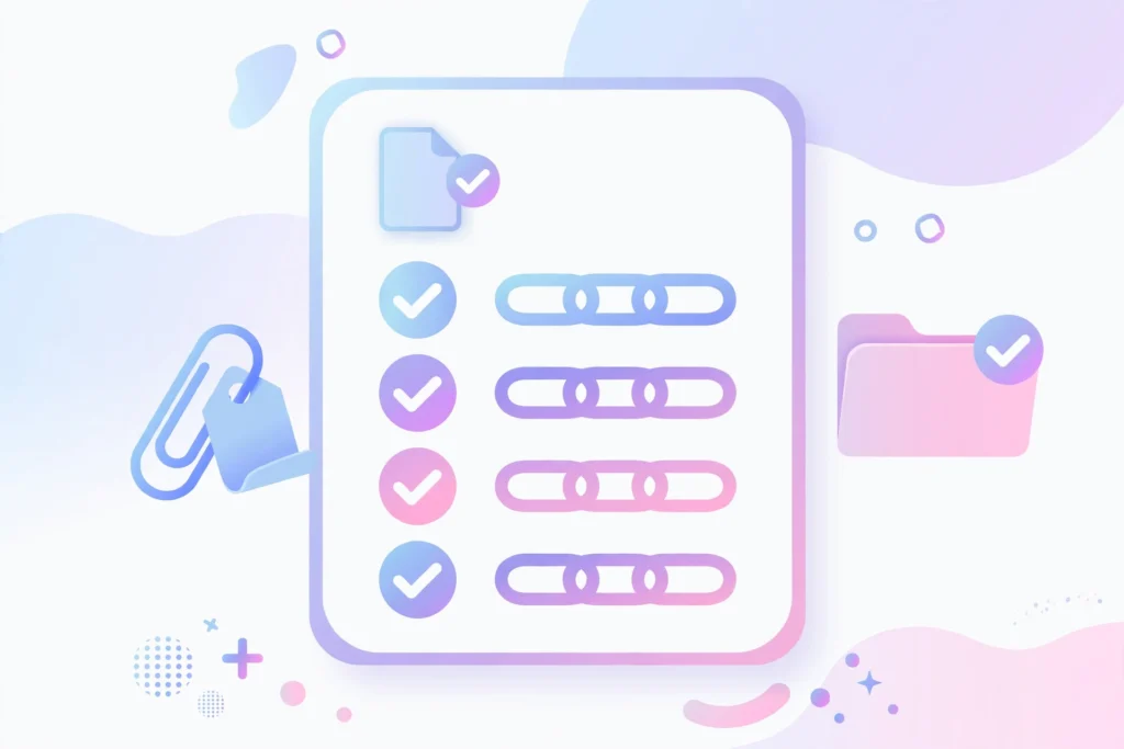How to create a disavow file checklist