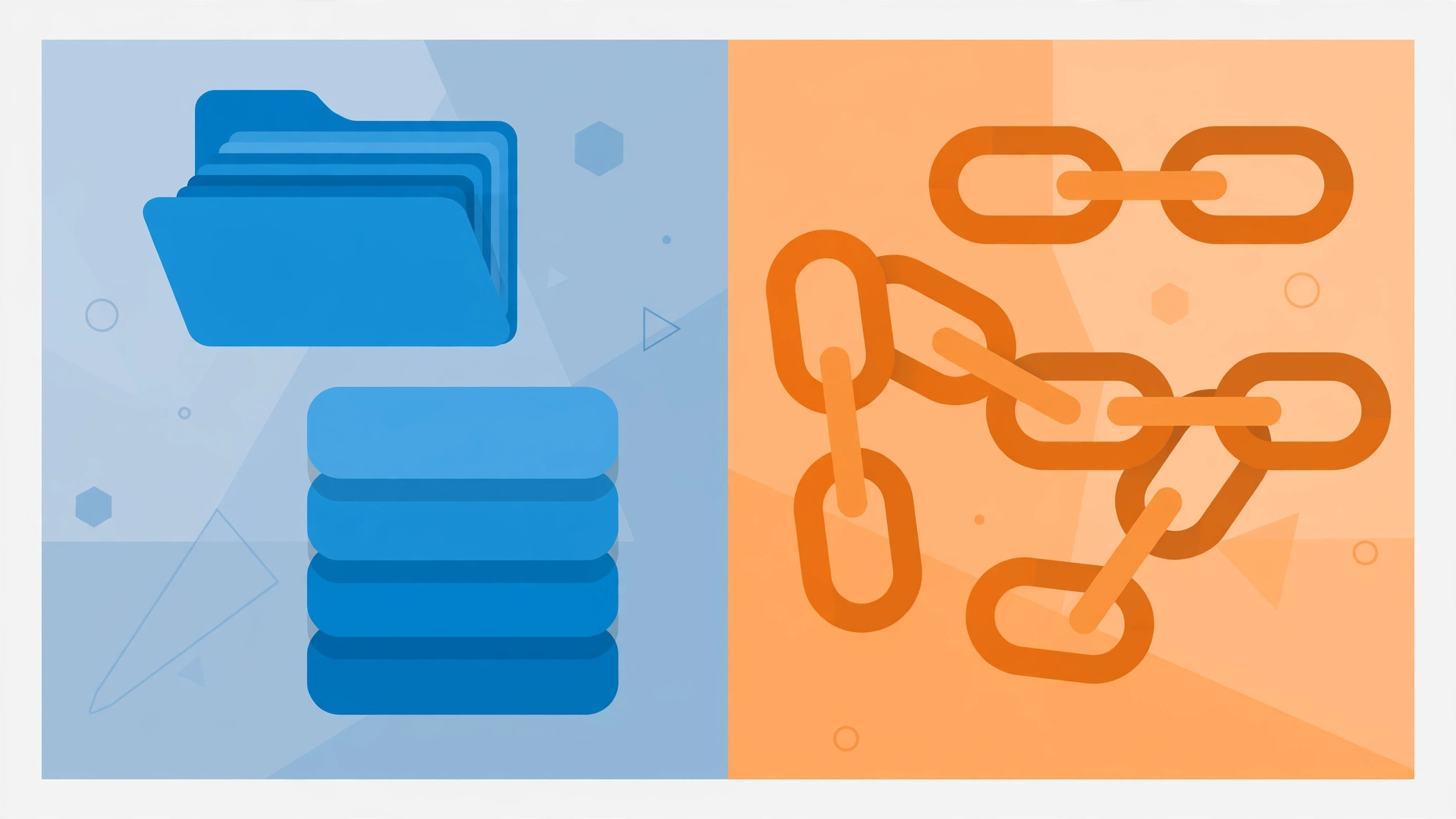 Comparison illustration of citations versus backlinks