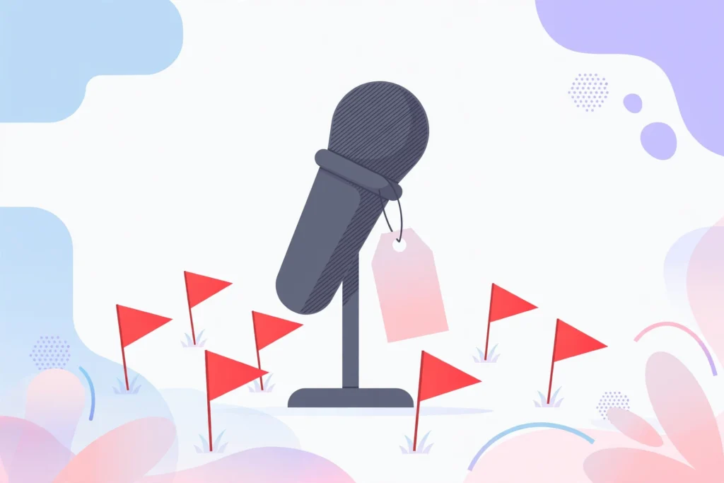 Red flags when buying podcast backlinks